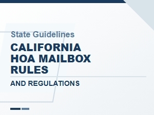 California Hoa Mailbox Dispute Resolution